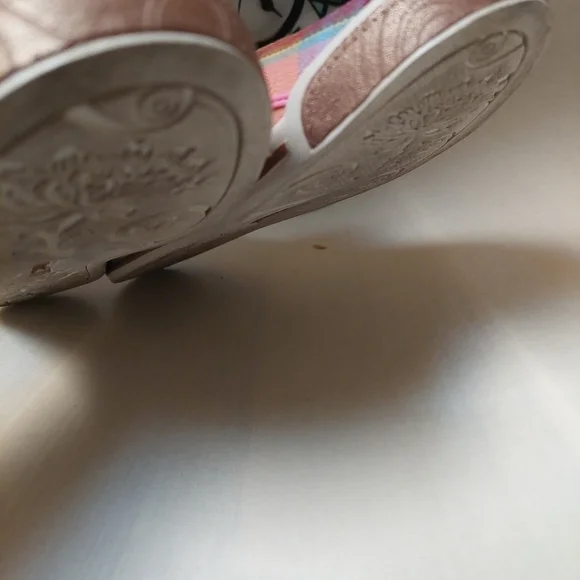 Michelle K Plaid Checkered Slip On Shoes Women's Size - Picture 6 of 9